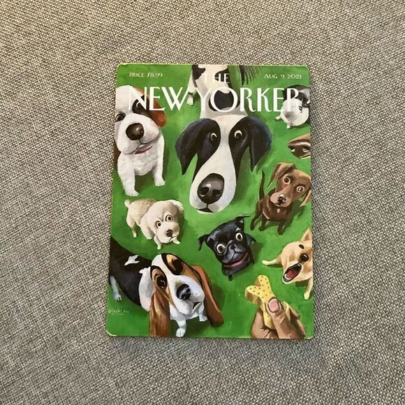 New Yorker “Summer Treat” Dogs Cover Magnet - Picture 2 of 3